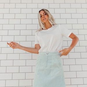 Luca + Grae Costa Mesa Blue Skirt